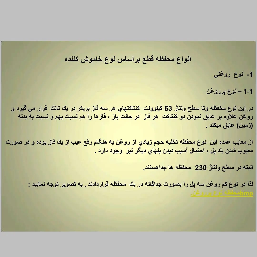 بریکر با محفظه قطع پرروغن